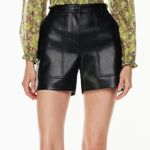 Aritzia Wilfred Vegan Leather Shorts Photo 0