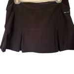 Nike  Dri Fit Womens Flare Skirt Skort Solid Black Activewear Photo 3