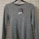 Topshop  Womens Heather Gray Long-Sleeve Knit Dress Size US 2 UK 6 Photo 2