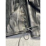 Women's Mega Force Leather Jacket Black Size 14 Photo 5