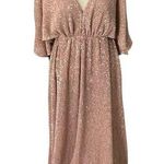 New York Company Gabrielle Union NEW Sequin Maxi Dress V Photo 0