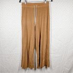 Mate the Label  Brown Thermal‎ Knit Organic Cotton Wide Leg Pants Photo 2