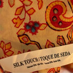 Vintage Silk Blend Paisley Kimono Dress S/M Mumu Gold Photo 3