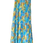 Roberta Roller Rabbit ROLLER RABBIT Dakota Maxi Dress Floral Caprice Blue Sleeveless Cotton Small NWT Photo 7