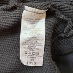 Splendid Black Cardigan Waffle Knit Hooded Asymmetric Minimalist Cozy Classic Photo 6