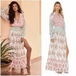 Hemant and Nandita Brio Maxi Dress in White Size Medium Photo 5