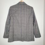 Mina Self Womens Brown Plaid Double Breasted Blazer Size L Office Workwear Size L Photo 3