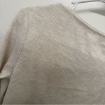 Aerie  Cream Waffle Texture Long Sleeve Top Photo 5