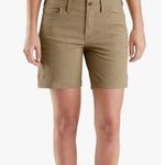 Carhartt NWT Women's Straight Fit Shorts Force Madden Cargo Size 16 Dark Khaki Photo 0