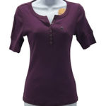 Route 66 Henley Top Small Purple Photo 0