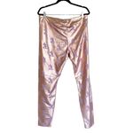 Disney NWT  PARKS COPPER METALLIC PINK MICKEY MOUSE STRETCH LEGGINGS Photo 4