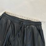 Calvin Klein Jeans Calvin Klein Sz: L Black Faux Leather Pants. Pull On. Flat Front. Patch pockets Photo 2