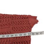 Women's Orange Large Short Sleeve Sweater Crop Top 31c Photo 3