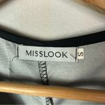 Misslook Black Floral Hem Sleeveless Maxi Dress S Photo 3