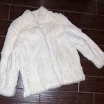 Bryant Park Off white Fur coat sz Medium Photo 0