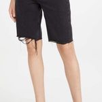 Paige NWT Women's Robbie Vintage Covered Button Fly Raw Hem High Rise Short 24 Photo 1