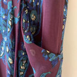 CAbi  Treasure Paisley Purple Swing Dress Women’s Size‎ 8 Spring Easter Church Photo 5