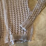 autumn cashmere  Cotton Crochet Longsleeve Top Sz S Photo 3