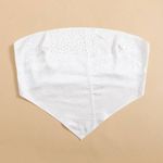 SheIn Satin Jacquard Tie Back Crop Bandana Tube Top Size Small Photo 1