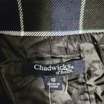 Chadwick's  blue green plaid waistcoat vest size 18 Photo 4