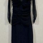 Chiara Boni Womens Leitha Blue Cut-Out Midi Date Night Sheath Dress Size 42 US 6 Photo 0