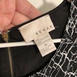 Kenar Sleeveless A-Line Shift Dress Black Gray Electric Photo 5