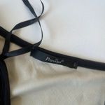 Papaya Bodycon One Arm Dress Medium Black Y2k Sheer Burnout USA Whimsigoth Midi Photo 12