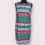 Talbots  Petites Patterned Fringe Trim Sheath Dress Women’s Size 6 Petite Photo 1