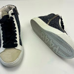 P448  Star Sting High-Top Sneakers Womens‎ Size EU 37 US 7 Black White *FLAWED Photo 0