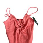 Wild Fable  Women's Coral Pink Spaghetti Strap Bodysuit - Size Medium - NWT Photo 4