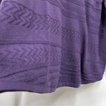Croft & Barrow 1x plus size Purple Long Sleeve sweater textured knit pullover Photo 6