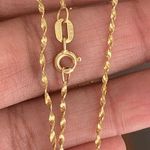 14k Gold Twisted Rope Chain Photo 0