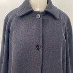 Vintage 90s LL Bean Wool Cashmere Peacoat Button Front Dark Gray Womens Small P Size undefined Photo 2