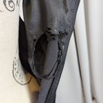 90s Vintage Velvet Sleeveless Mini Dress Solutions Black Size Medium Photo 11