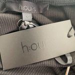 H:ours NEW  Revolve Size Medium  Top Blouse Shirt Crop Long Sleeve Black Photo 4