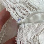 For Love & Lemons Jolene Embroidered Mini Skirt in White sz M Photo 6