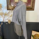 Free People  We The Free Kitty Half-Zip Cotton Pullover in Frosted Earth Sz L 💛🎀 Photo 5