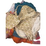 Xhilaration VINTAGE 90’S BIKINI Size L\M Retro Triangle Halter Gold Polka Dots Photo 1