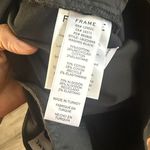 frame denim Women's Dark Gray Cropped Pants Size 26 Mid Rise Ankle Dress Cotton Photo 4