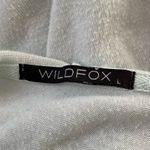 Wildfox  Drunk Sports Long Sleeve Light Weight Pullover Hoodie Size Large Photo 2