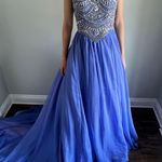Samantha Blake pageant gown Blue Size 0 Photo 3