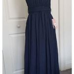 Birdy Grey Navy Blue GRACE Multi-Style Chiffon Gown Wedding Prom Formal Size M Photo 1
