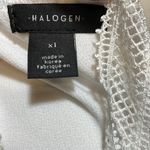 Halogen Ivory Cloud women’s polyester long sleeve pretty Madonna blouse sz XL Photo 10