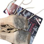 Miista Beige Stephanie Macrame Braided Lace UP Kitten Heel Sandal Tan Size 10 Photo 6