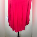 Maeve NTM: by Anthropologie Red Boho Flowy Tunic Blouse Long Sleeve V-Neck Photo 12