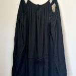 Chaser NWT Cold Shoulder Long Sleeve Romper in Black - Size: Medium Photo 2