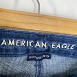 American Eagle  Striped Stretch Hi-Rise Jegging Crop Womens Jeans Size 4 Long Photo 7