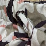 Moncler Women M Shorts Tan Pink Camouflage Cotton High Waist Drawstring IT 44 Photo 2