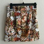 ZARA  Women’s Multicolor Floral Microfiber Belted Mini
Skirt Cottage Grandma XS Photo 3