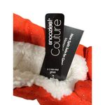 Snoozies Couture Slippers Faux Fur Inside Red Pin Dots Bow Size Small 5/6 NWT Photo 3